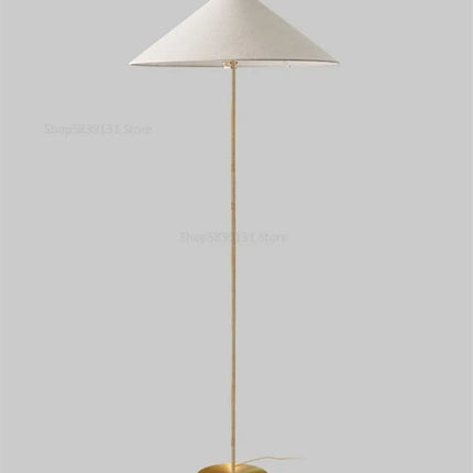 Lampadaire LED nordique en bambou et rotin tissé main — LZ4X9P2