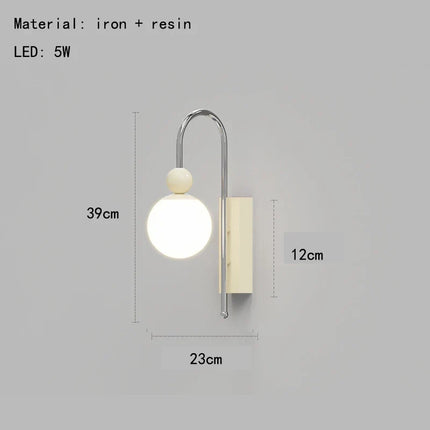 applique murale led style 	 avec gradation variable