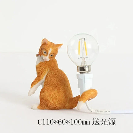 Lampe de table décorative en résine animalière — LZ4X9QJ
