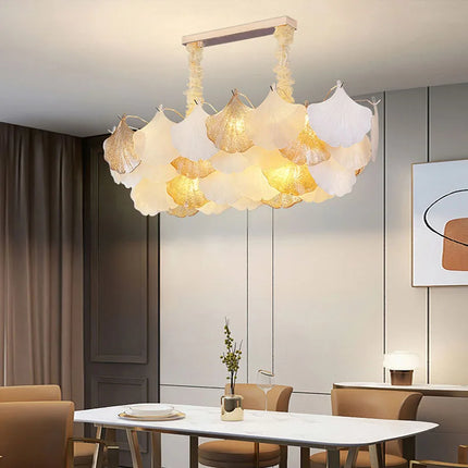 Lustre suspendu LED design Ginkgo réglable pour intérieur moderne — LZ4X9P2