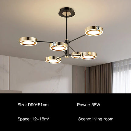 Suspension LED au design minimaliste et élégant pour intérieur — LZ4X9P