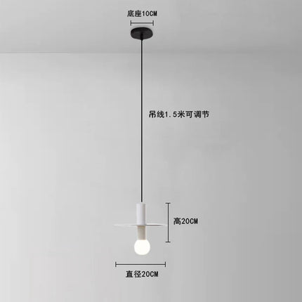 Lustre suspension style nordique pour intérieur et extérieur — LZ4F9T2