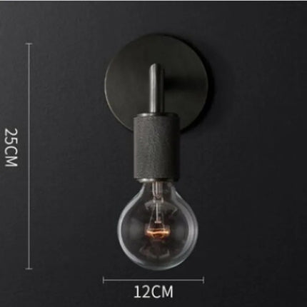 Applique murale LED avec abat-jour en verre et métal — LZ4X9P