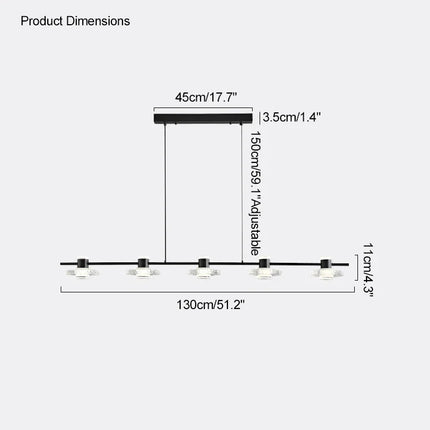 Suspension minimaliste en laiton pour éclairage élégant — LZ4X9T2