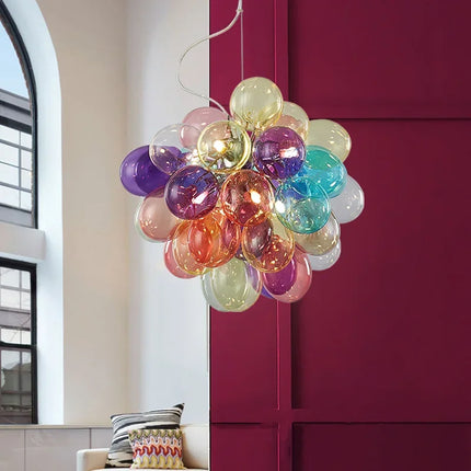 suspension moderne en verre créatif pour décoration intérieure