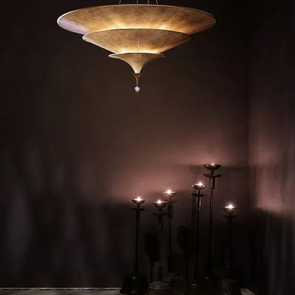 Lustre asiatique style wabi sabi pour décoration intérieure — LZ4X9P2Q