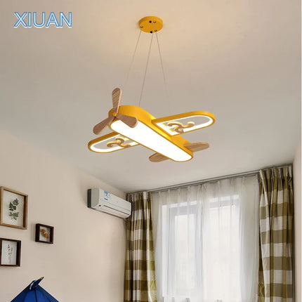 Suspension LED en bois et métal pour chambre d’enfant — LZ4QJ7M