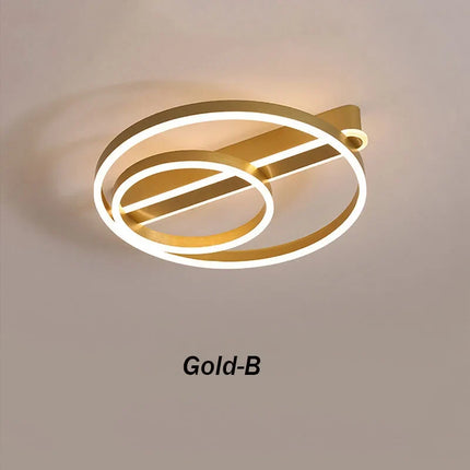 Plafonnier LED circulaire en acrylique style nordique — LZ4X9P2