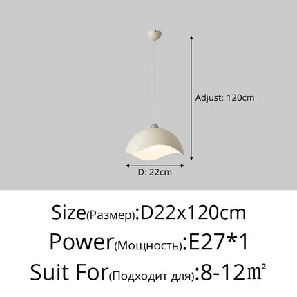 Lustre LED simple pour décoration intérieure style nordique — LZ4X9T2
