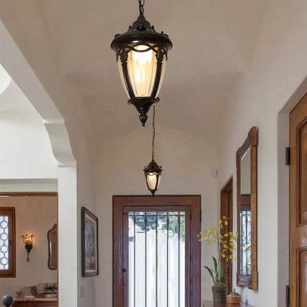 Lustre extérieur rétro pour jardin et espaces extérieurs — LZ4X9T2