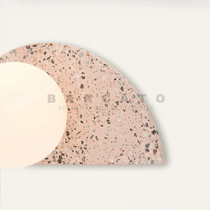 Applique murale LED style terrazzo japonais rétro nordique pour homestay — LZ4QJ7M