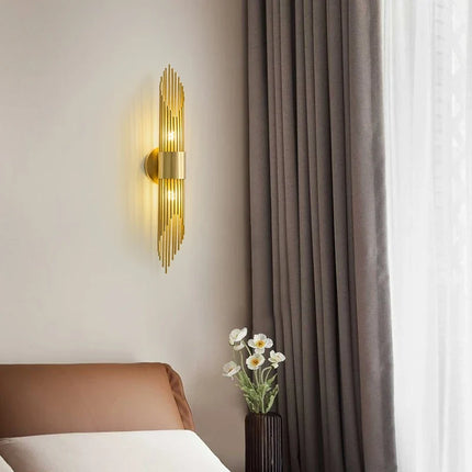 Applique murale rétro en cuivre pour décoration intérieure élégante — LZ4N7Q2P