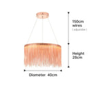 Or rose Diam 40 cm / Feu tricolore
