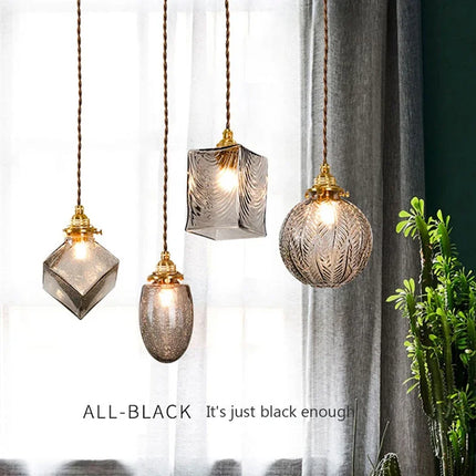 Lustre en verre au design nordique pour intérieur moderne — LZ4X9T