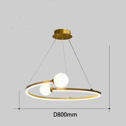 Lustre moderne en anneau pour décoration intérieure — LZ4X9T2