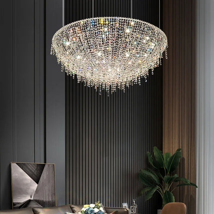 Lustre en cristal au design rétro pour décoration intérieure — LZ4QJ7