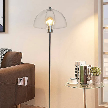 Lampadaire LED nordique en acrylique avec abat-jour coloré rétro — LZ4X9P2