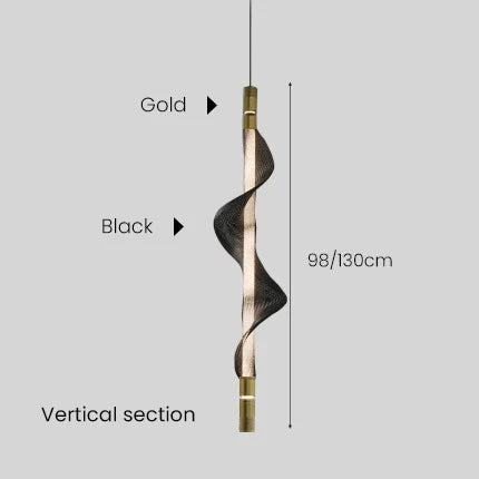 Suspension tube lumineux design nordique pour intérieur décoratif — LZ4XJ9