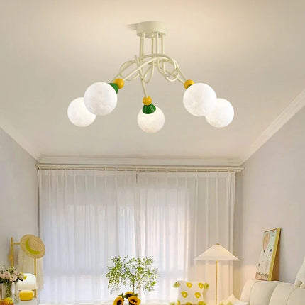 Plafonnier 3D lune bulle pour chambre enfant ambiance magique — LZ4X9Q