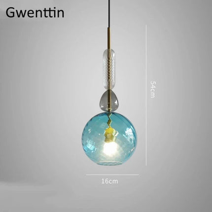 Suspension moderne en verre pour éclairage intérieur — LZ4X9P2