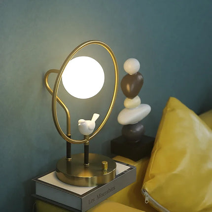 Lampadaire nordique en verre design moderne avec ampoules incluses — LZ4G7XQ