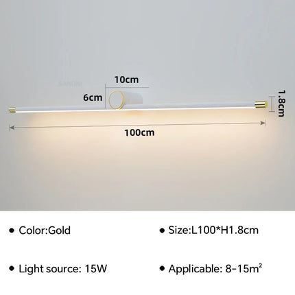 applique murale led moderne pour décoration intérieure et lecture