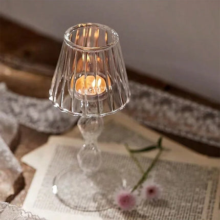 Lampe de bureau en verre style européen bougeoir décoratif mariage — LZ4X9T2