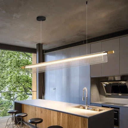Lustre linéaire moderne pour décoration intérieure et restaurant — LZ4G7T9
