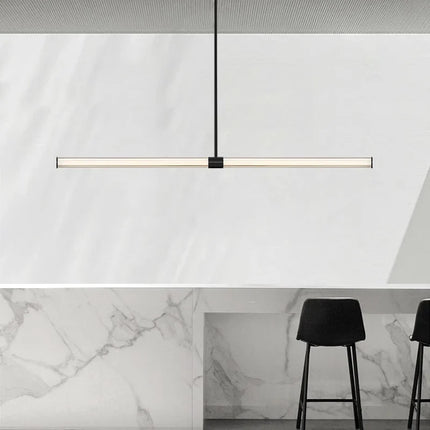Plafonnier en verre minimaliste pour bar et restaurant moderne — LZ4X9T2