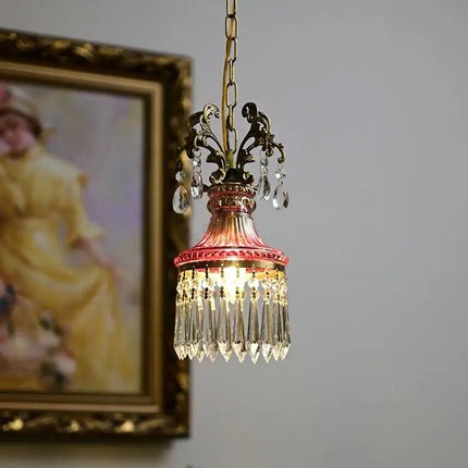 Suspension en cristal français au style rétro pour ambiance luxueuse — LZ4X9T2