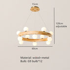 Bûche couleur 12ampoules / Blanc froid