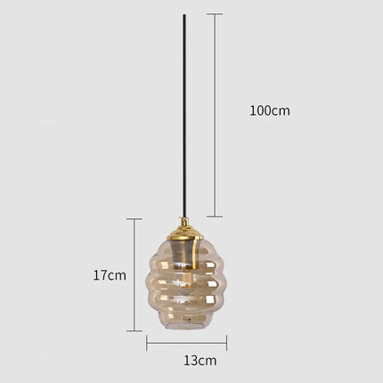 Suspension moderne en verre teinté pour intérieur — LZ4X9P