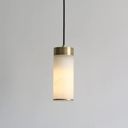 Suspension rétro en cuivre avec abat-jour marbre pour intérieur et jardin — LZ4X9P