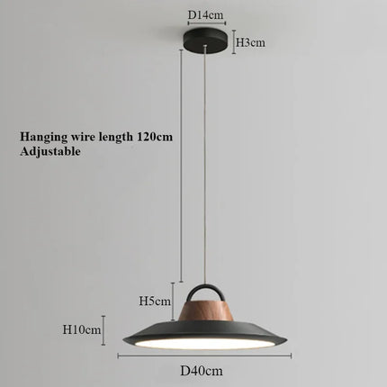 Suspension design forme chapeau de pêcheur pour intérieur moderne — LZ4XJ9