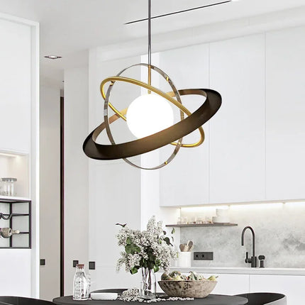 Suspension LED design anneaux planétaires pour intérieur — LZ4X9T2