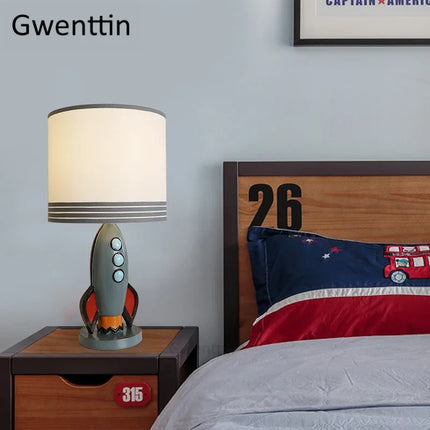 Lampe de bureau design fusée style méditerranéen nordique — LZ4X9Q7