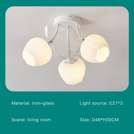Lustre nordique floral pour décoration intérieure — LZ4X9P2