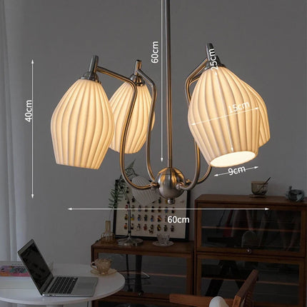 Lustre Bauhaus français en céramique pour intérieur raffiné — LZ4T9XJ