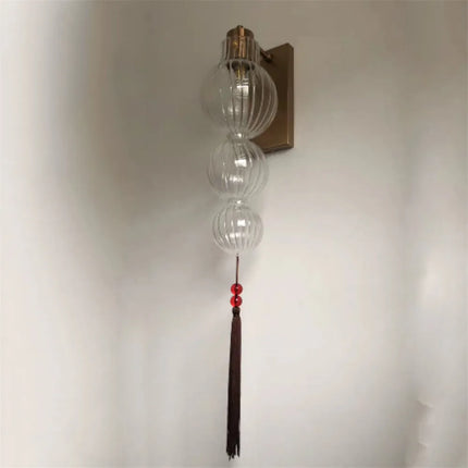 Lustre en verre au design chinois pour décoration intérieure — LZ4X9P