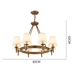 Bronze-10 lumières / 110V / Sans ampoules