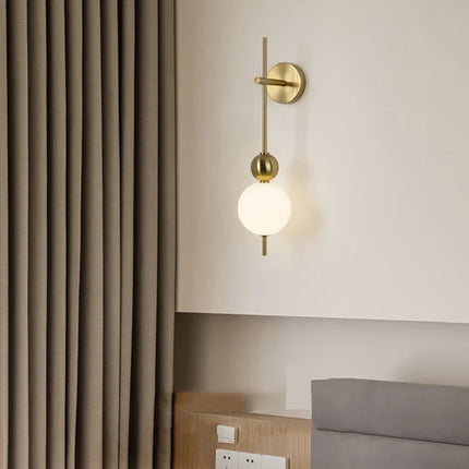 Applique murale LED en métal avec boule acrylique et variateur d’intensité — LZ4X9P2