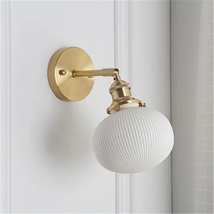 Applique murale LED vintage en céramique style nordique moderne — LZ4X9P2