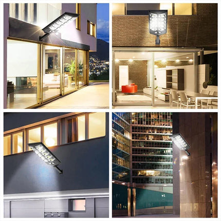 Lampadaire solaire étanche 600000 lumens avec détecteur de mouvement — LZ4G7Q2