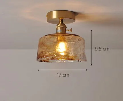 Plafonnier moderne en verre lumineux pour intérieur et extérieur — LZ4QX9