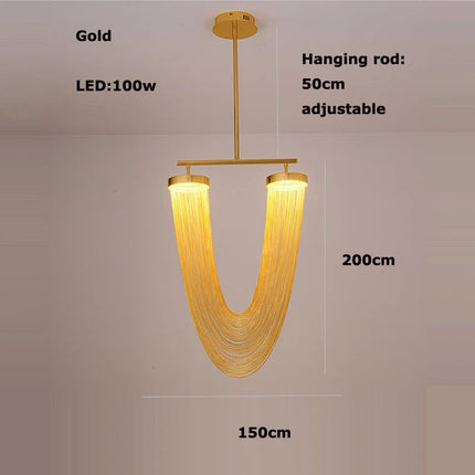 Lustre suspension LED design à intensité variable — LZ4X9T1