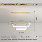 Jaune crème 40 60cm / 3 Température de couleur