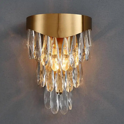 Applique murale élégante en cristal pour décoration intérieure — LZ4X9T