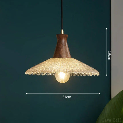 lustre suspension en laiton et verre pour décoration intérieure
