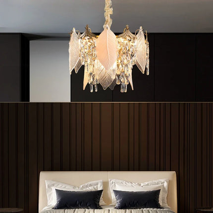 Lustre en cristal au design créatif pour éclairage moderne — LZ4X7M
