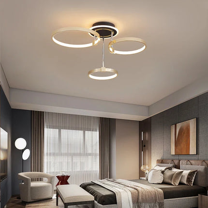 Plafonnier LED moderne au design élégant pour intérieur lumineux — LZ4QJ7M2